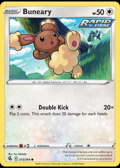 Buneary #212/264 — Fusion Strike