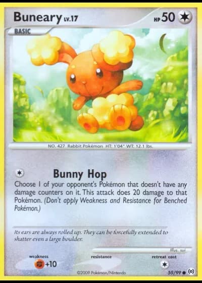 Buneary #55/99 — Arceus