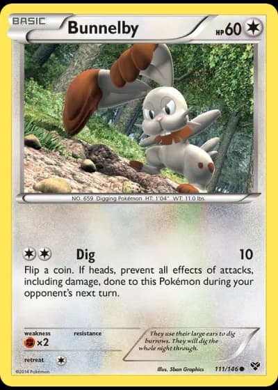 Bunnelby #111/146 — XY