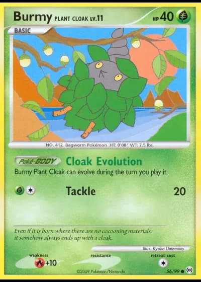 Burmy Plant Cloak #56/99 — Arceus