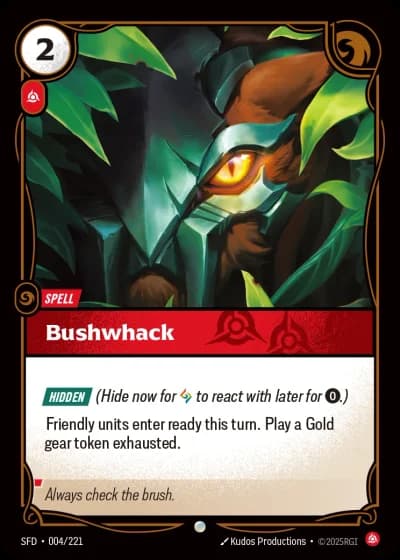 Bushwhack #004/303 — Spiritforged