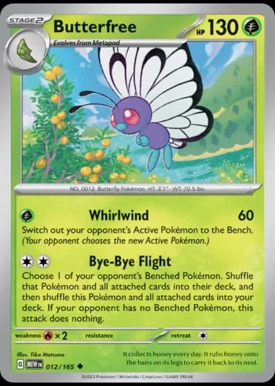 Butterfree #012/165 — 151
