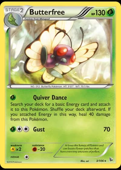 Butterfree #3/106 — Flashfire