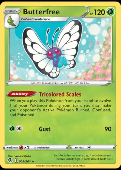 Butterfree #3/264 — Fusion Strike