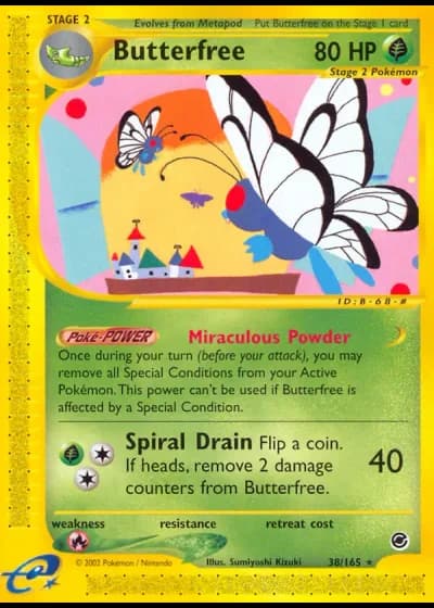 Butterfree #38/165 — Expedition Set Base