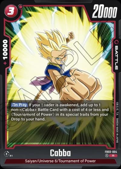 Cabba  FB03-004 — Raging Roar (FB03)