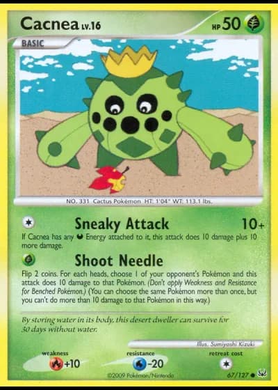 Cacnea #67/127 — Platinum