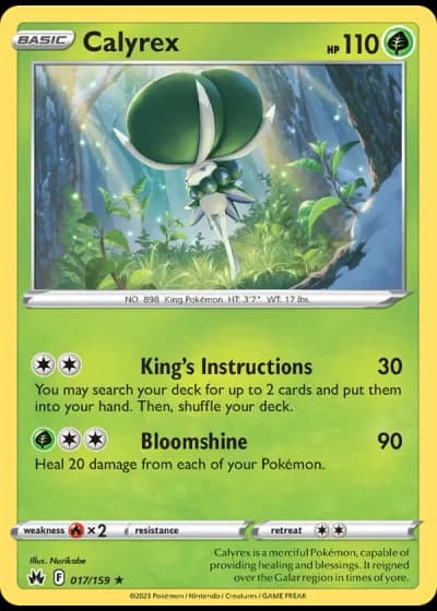 Calyrex #017/159 — Crown Zenith