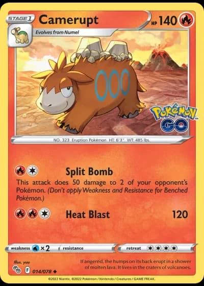 Camerupt #014/78 — Pokémon GO
