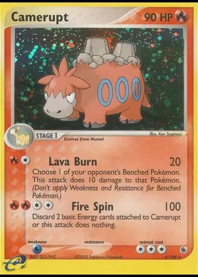 Camerupt #4/109 — Ruby & Sapphire
