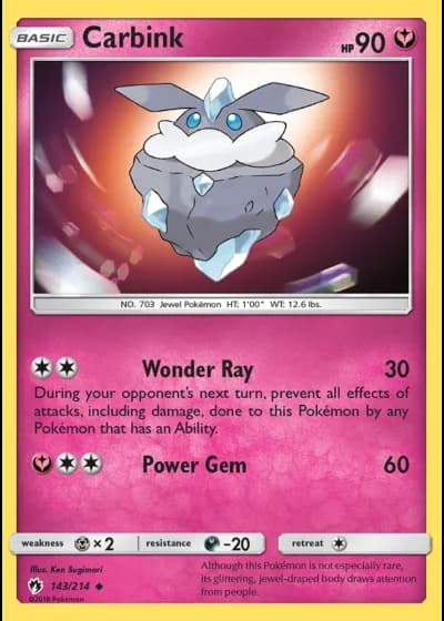 Carbink #143/214 — Lost Thunder