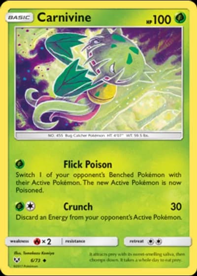 Carnivine #6/73 — Shining Legends