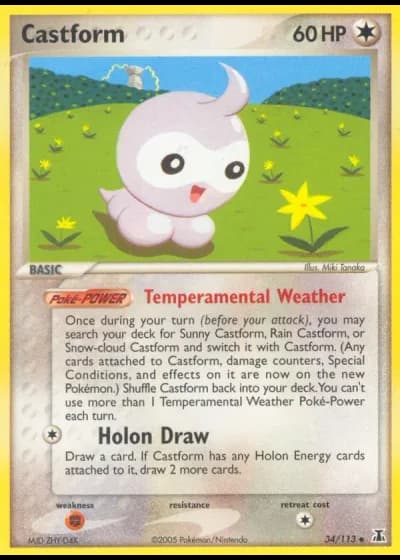 Castform #34/113 — Delta Species