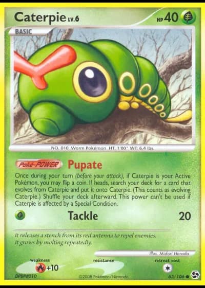 Caterpie #63/106 — Incontri Leggendari