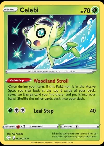Celebi #3/72 — Shining Fates