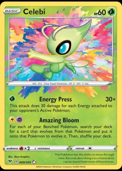 Celebi #9/185 — Vivid Voltage