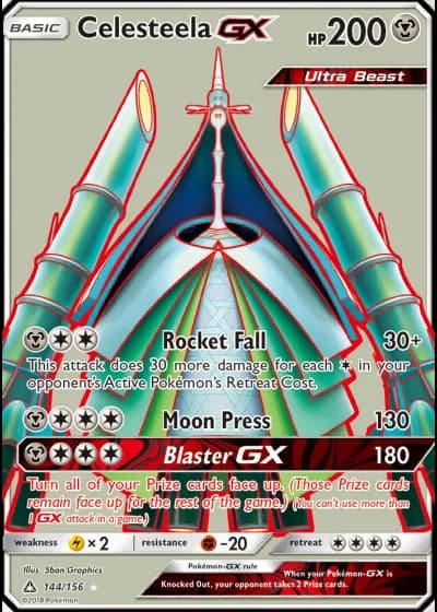 Celesteela GX #144/156 — Ultra Prism