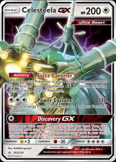 Celesteela GX #163/214 — Unbroken Bonds