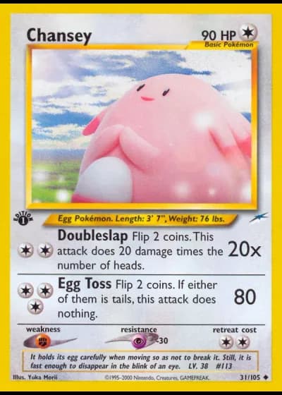 Chaneira (1. Edition) #31/105 — Neo Destiny (1. Edition)