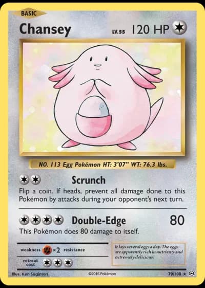 Chansey #70/108 — Evolutions