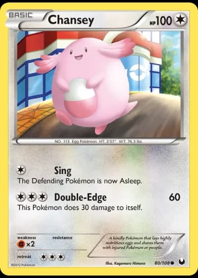 Chansey #80/108 — Dark Explorers