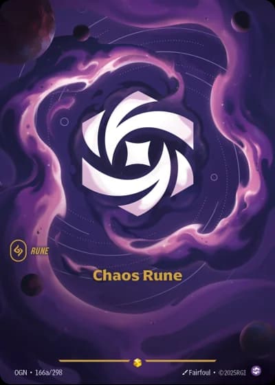 Chaos Rune #166a/352 — Origins