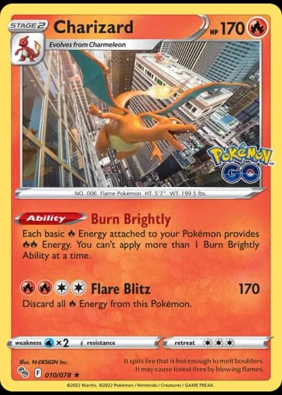 Charizard #010/78 — Pokémon GO