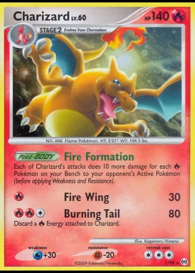 Charizard #1/99 — Arceus