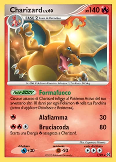 Charizard #1/99 — Arceus