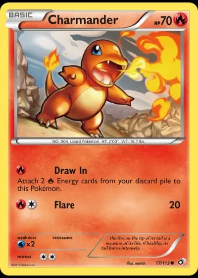 Charmander #17/113 — Legendary Treasures
