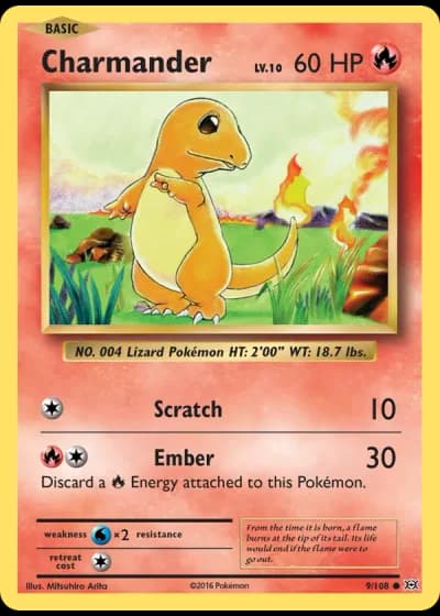 Charmander #9/108 — Evolutions