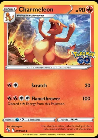 Charmeleon #009/78 — Pokémon GO