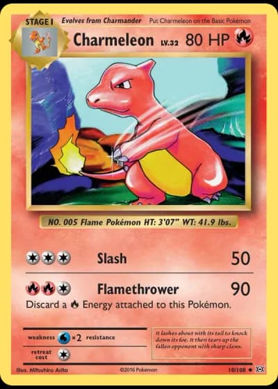 Charmeleon #10/108 — Evolutions