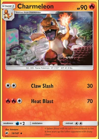 Charmeleon #19/147 — Burning Shadows