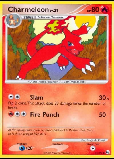 Charmeleon #35/99 — Arceus