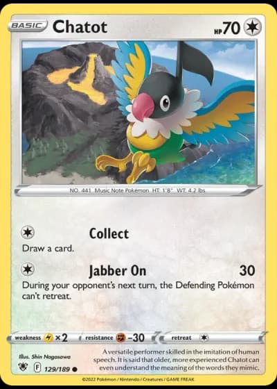 Chatot #129/189 — Astral Radiance