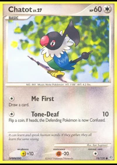 Chatot #74/130 — Diamante & Perla