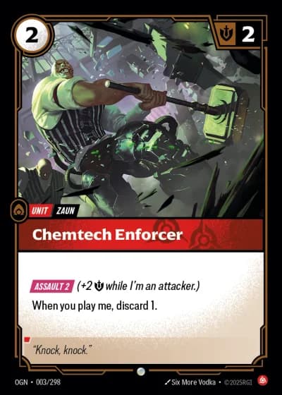 Chemtech Enforcer #003/352 — Origins