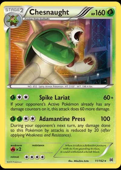 Chesnaught #11/162 — BREAKthrough