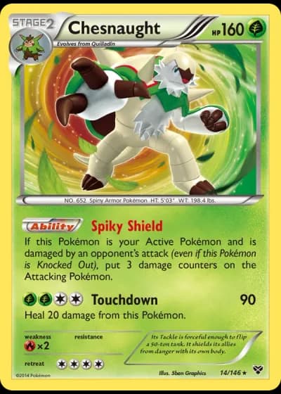 Chesnaught #14/146 — XY