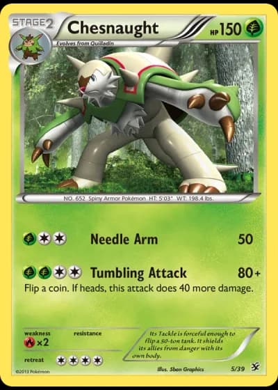 Chesnaught #5/39 — Kalos Starter Set