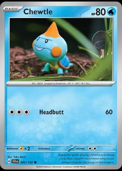 Chewtle #043/142 — Stellar Crown