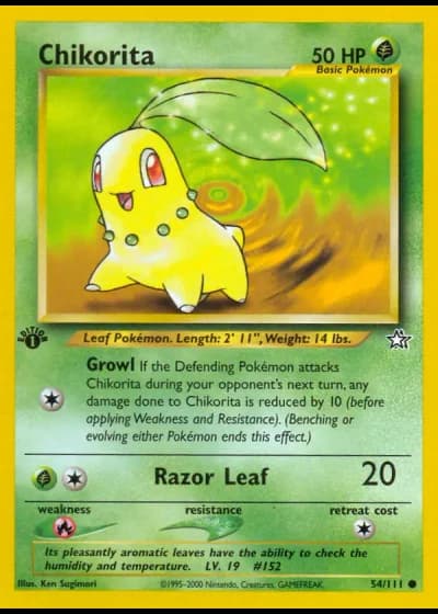 Chikorita #54/111 — Neo Genesis