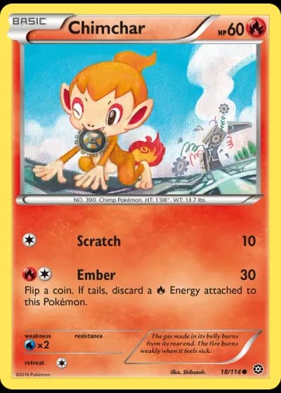 Chimchar #18/114 — Steam Siege