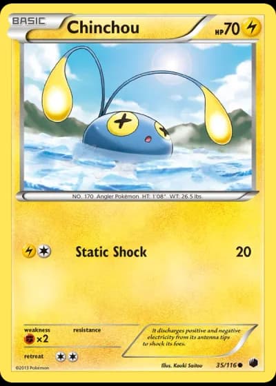 Chinchou #35/116 — Plasma Freeze