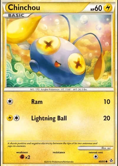Chinchou #48/95 — Unleashed