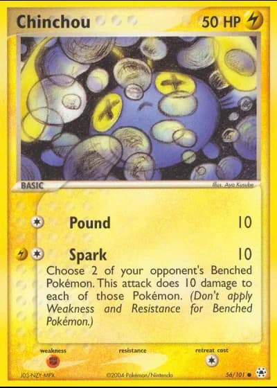 Chinchou #56/101 — EX Leggende Nascoste