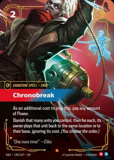Chronobreak #140/189 — Radiance
