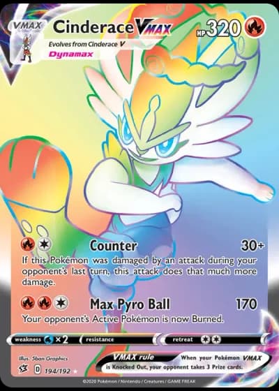 Cinderace VMAX #194 — Rebel Clash