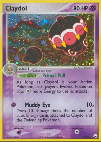 Claydol #2/101 — EX Leggende Nascoste